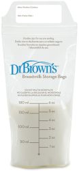 Пакеты для хранения грудного молока Dr. Brown 180 мл 25 штук
