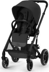 Детская коляска Balios S Lux BLK Cybex Moon Black с дождевиком