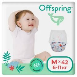 Трусики-подгузники Offspring Риф M 6-11 кг 42 штуки