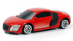 Машина металлическая Audi R8 V10, RMZ City 1:64, без механизмов, красная