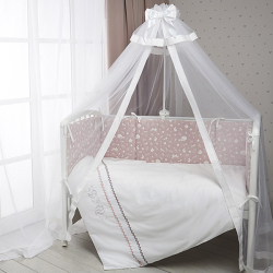 Комплект постельных принадлежностей для детей Perina Toys Форест розовый