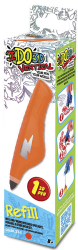 Картридж для 3D ручки Вертикаль, цвет оранжевый